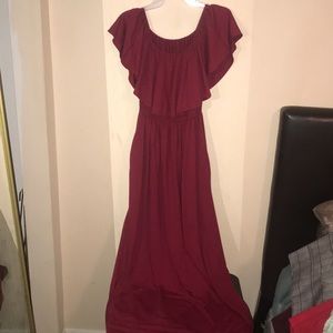 Women Large maxi dress with pockets